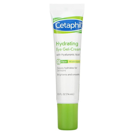 Cetaphil, 수분 공급 아이 젤 크림, 히알루론산 함유, 14ml(0.5fl oz)