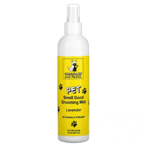 Charlie & Frank, 펫 스멜 굿 그루밍 미스트, 라벤더, 8 fl oz (237 ml)