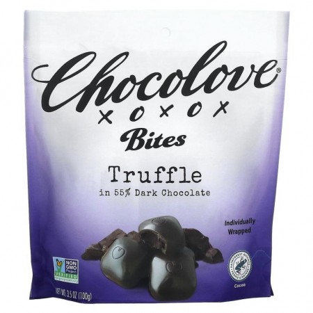 Chocolove, 바이트, 트러플, 3.5oz(100g)