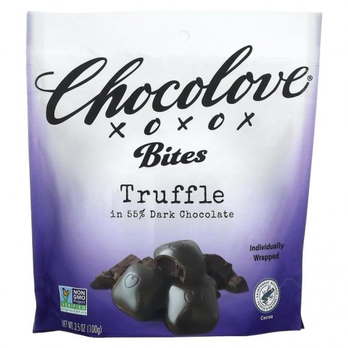 Chocolove, 바이트, 트러플, 3.5oz(100g)