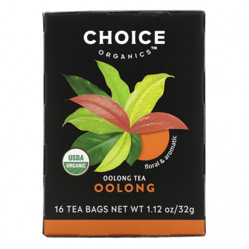 Choice Organic Teas, 우롱차, 우롱, 티백 16개, 32g(1.12oz)