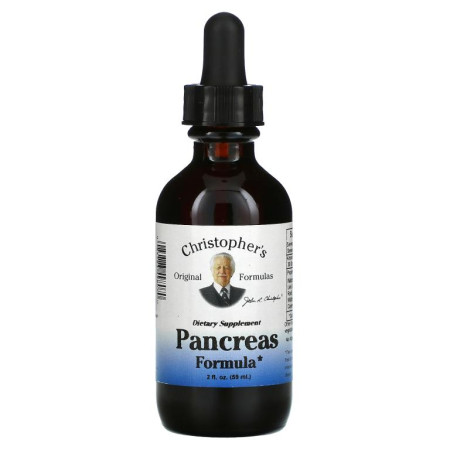 Christopher's Original Formulas, 췌장 보조 성분, 2 fl oz (59 ml)