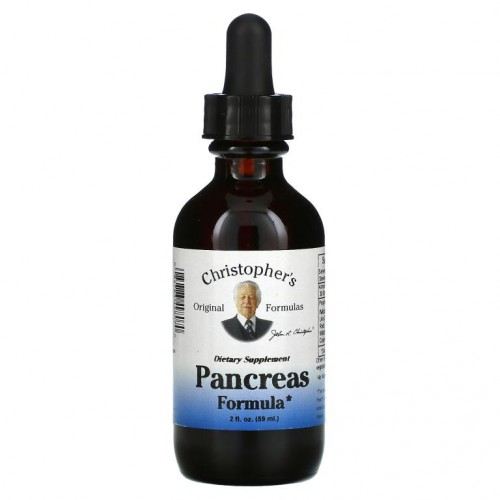 Christopher's Original Formulas, 췌장 보조 성분, 2 fl oz (59 ml)