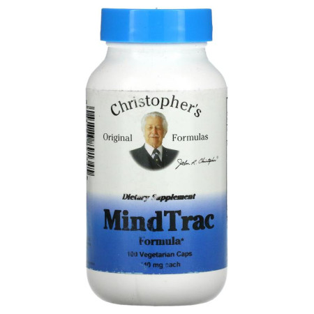 Christopher's Original Formulas, 마인드트랙 포뮬라, 440mg, 베지 캡슐 100정