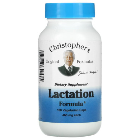 Christopher's Original Formulas, 수유 보조제 포뮬라, 460mg, 베지 캡슐 100정