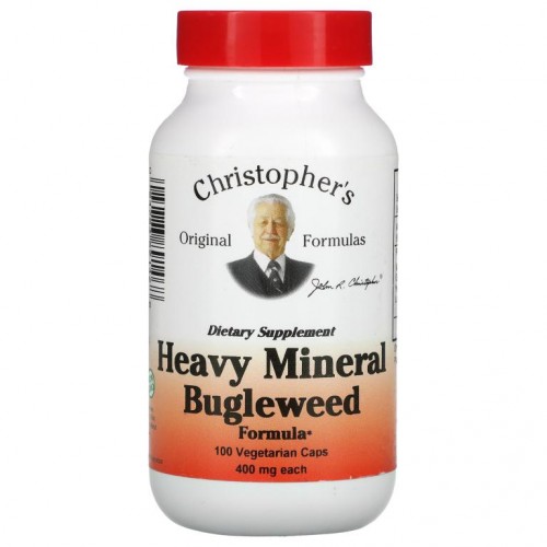 Christopher's Original Formulas, 고함량 미네랄 함유 뷰글위드 포뮬라, 400mg, 베지 캡슐 100정