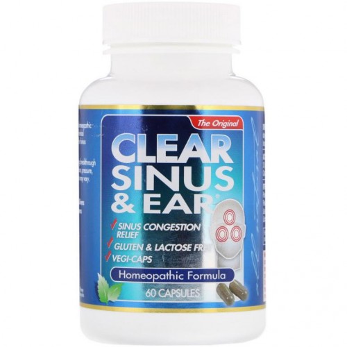 Clear Products, Clear Sinus & Ear, 캡슐 60정