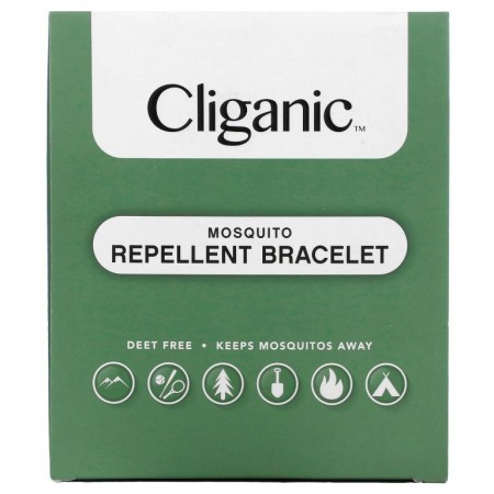 Cliganic, 모기 퇴치 팔찌, 10팩