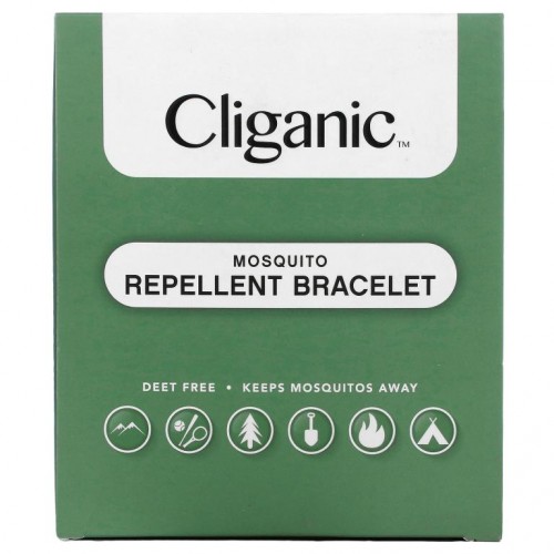 Cliganic, 모기 퇴치 팔찌, 10팩