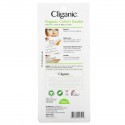 Cliganic, 유기농 면봉, 종이 스틱 500개