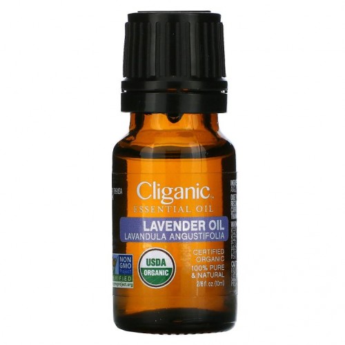 Cliganic, 순도 100% 에센셜 오일, 라벤더 오일, 10ml(0.33fl oz)