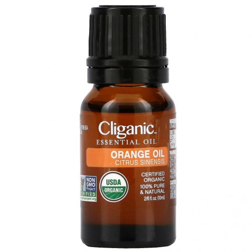 Cliganic, 100% Pure Essential Oil, Orange, 0.33 fl oz (10 ml)