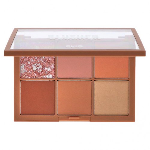 Clio, Pro Blusher Palette, Mute Petal, 1 Palette
