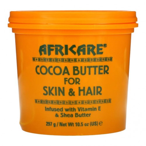 Cococare, 아프리케어, 스킨 및 헤어용 코코아 버터, 297 g(10.5 oz)