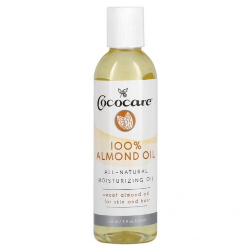 Cococare, 100% 천연 아몬드 오일, 4 액량 온스 (118 ml)
