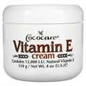 Cococare, 비타민E 크림, 12,000IU, 110g(4oz)