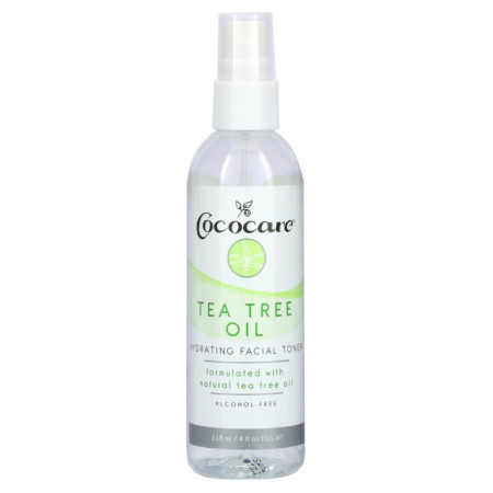 Cococare, Tea Tree Oil, Hydrating Facial Toner, Alcohol-Free, 4 fl oz (118 ml)