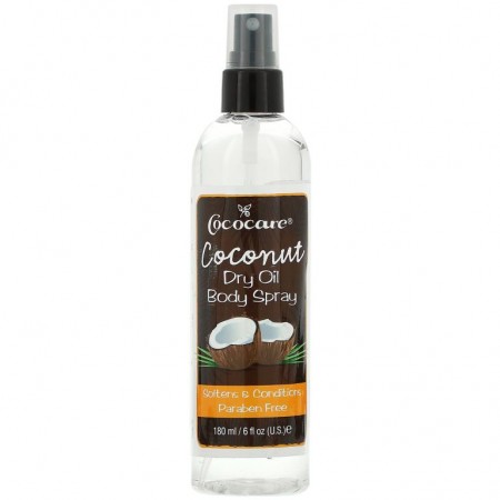 Cococare, 코코넛 건조 오일 바디 스프레이, 180ml(6fl oz)