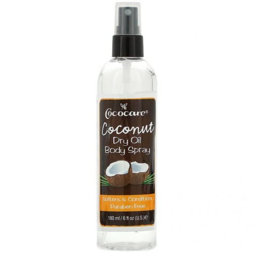 Cococare, 코코넛 건조 오일 바디 스프레이, 180ml(6fl oz)