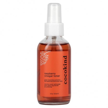 Cocokind, Facial Toner, Raspberry Vinegar , 4 fl oz (120 ml)