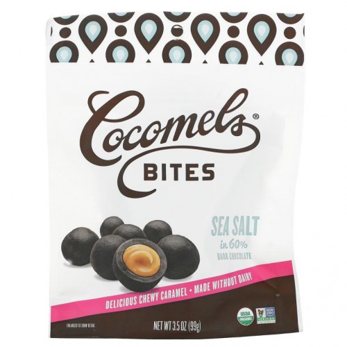 Cocomels, 코코넛 밀크 캐러멜, 바이츠, 천일염, 99g(3.5oz)