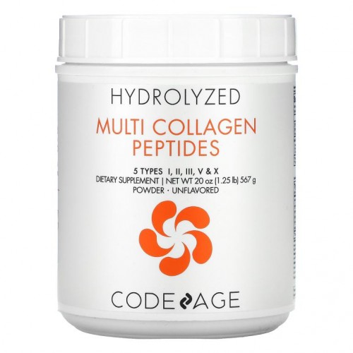 Codeage, 가수분해, 멀티 콜라겐 펩타이드, 무맛, 567g(20oz)