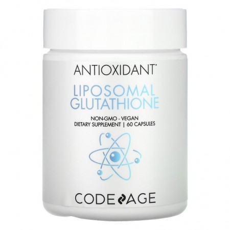 Codeage, 항산화제, 리포소말 글루타치온, 250mg, 캡슐 60정