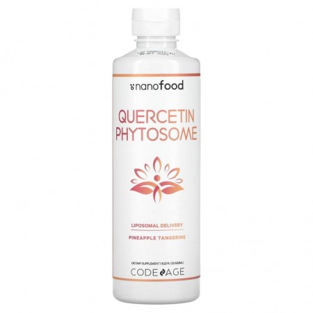 Codeage, 퀘르세틴 파이토솜, 파인애플 귤, 450ml(15.22fl oz)