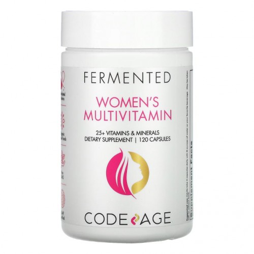 Codeage, Fermented, 여성용 종합비타민, 캡슐 120정