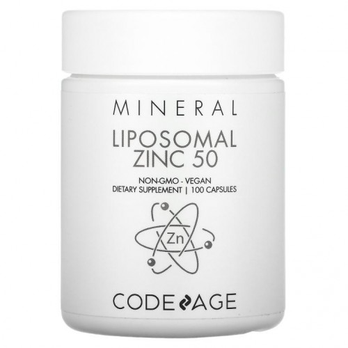 Codeage, Liposomal, Zinc 50, Non-GMO, Vegan, 100 Capsules