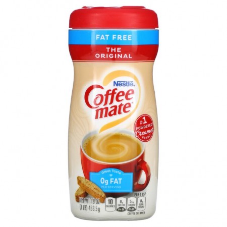 Coffee Mate, Fat Free, Powder Coffee Creamer,  Original, 16 oz (433.5 g)