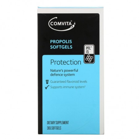 Comvita, 프로폴리스, PFL15, 소프트젤 365정