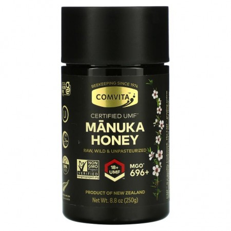 Comvita, 마누카 꿀, UMF 18+ 인증, MGO 696+, 250g(8.8oz)