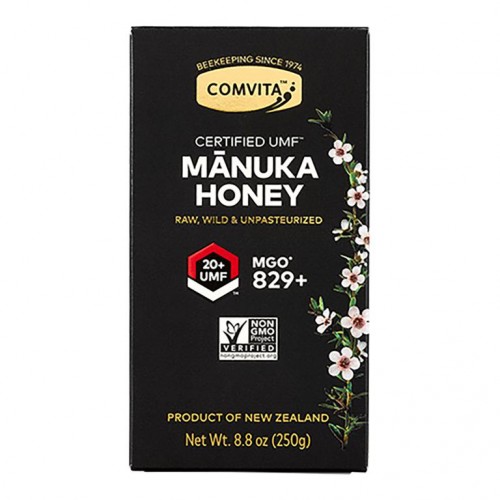 Comvita, 무가공 마누카 꿀, UMF 20+ 인증(MGO 829+), 250g(8.8oz)
