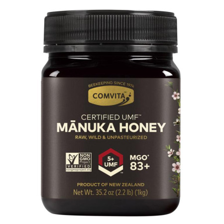 Comvita, 무가공 마누카 꿀, UMF 5+ 인증(MGO 83+), 1kg(2.2lb)