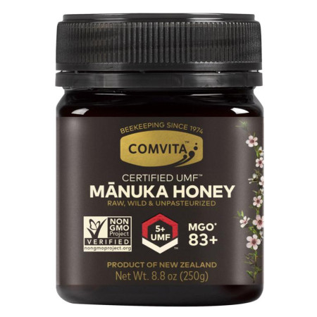 Comvita, 무가공 마누카 꿀, UMF 5+ 인증(MGO 83+), 250g(8.8oz)