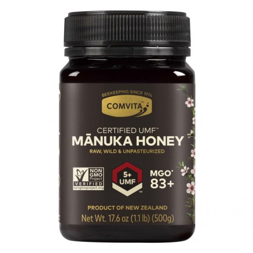 Comvita, 무가공 마누카 꿀, UMF 5+ 인증(MGO 83+), 500g(1.1lbs)