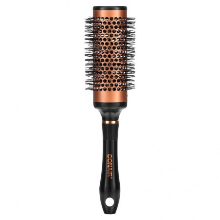 Conair, 코퍼 컬렉션, 건조가 빠른 스몰 라운드 헤어 브러시, 브러시 1개