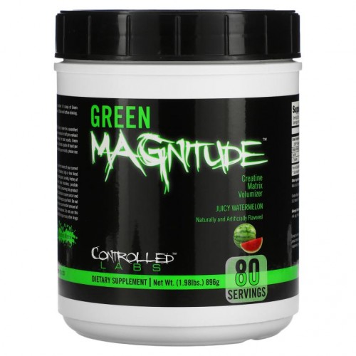 Controlled Labs, Green MAGnitude, 쥬시 워터멜론, 896g(1.98lbs)