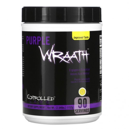 Controlled Labs, Purple Wraath, 퍼플 레모네이드, 1,108g(2.44lbs)