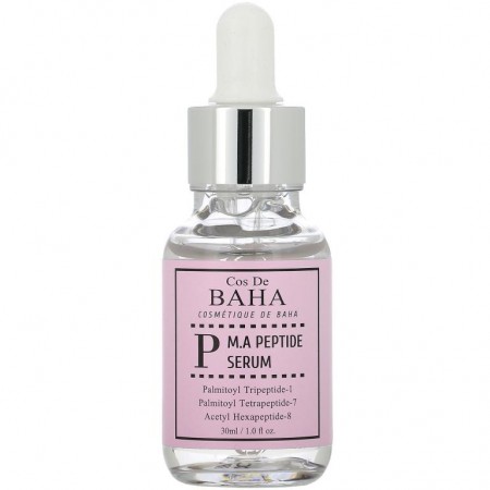 Cos De BAHA, P, M.A Peptide Serum, 1 fl oz (30 ml)