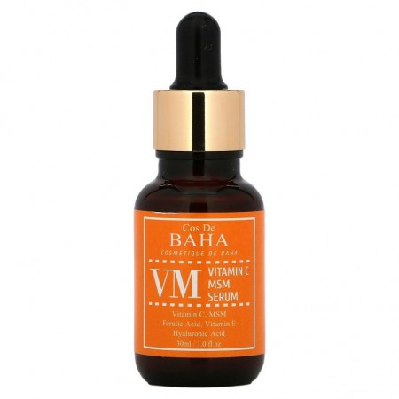 Cos De BAHA, Vitamin C MSM Serum, 1.0 fl oz (30 ml)