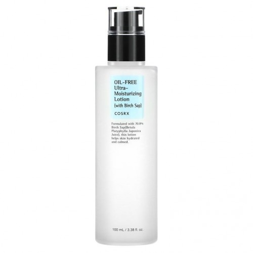 Cosrx, 오일 무함유 초보습 로션, 자작나무 수액 함유, 100ml(3.38fl oz)