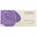 Cottons, 100% 천연 면 탐폰, 슈퍼 플러스, 무향, 탐폰 16개