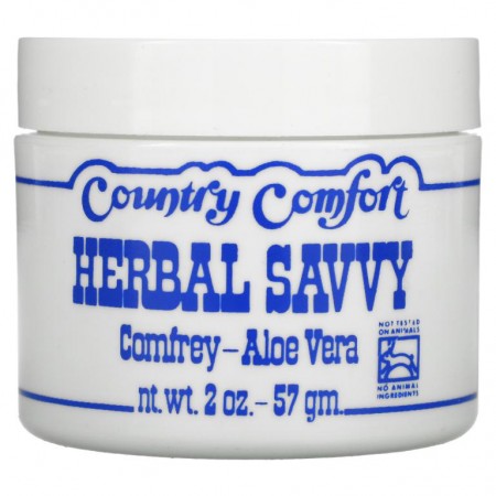 Country Comfort, 허벌 세비, 컴프리- 알로에베라, 57g(2oz)