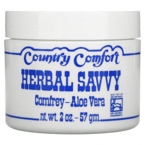 Country Comfort, 허벌 세비, 컴프리- 알로에베라, 57g(2oz)
