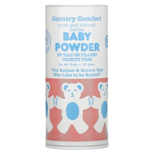 Country Comfort, 베이비 파우더, 3 온스 (81 g)