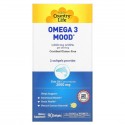 Country Life, Omega 3 Mood, 천연 레몬 맛, 소프트젤 90정