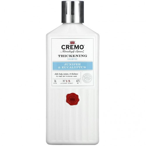 Cremo, 씨크닝 샴푸, No. 15, 주니퍼 및 유칼립투스 함유, 473ml(16fl oz)