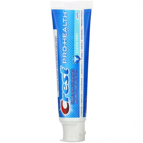 Crest, Pro Health, 치약, 클린 민트, 130g(4.6oz)
